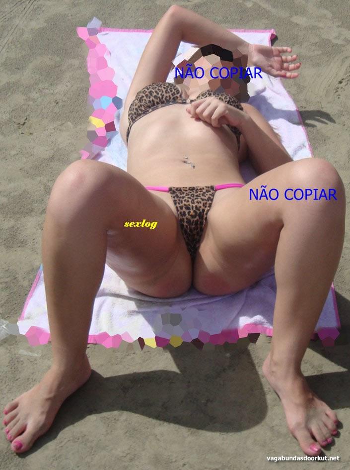 Esposa Rabuda Se Exibindo Na Praia De Biqu Ni Safadas Na Web
